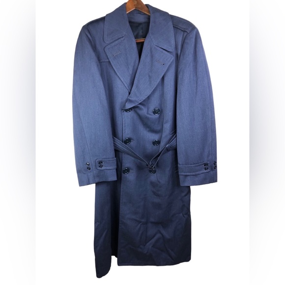 USAF Trenchcoat with Liner Garment Workers Of America Cravenette 36R - Picture 1 of 12